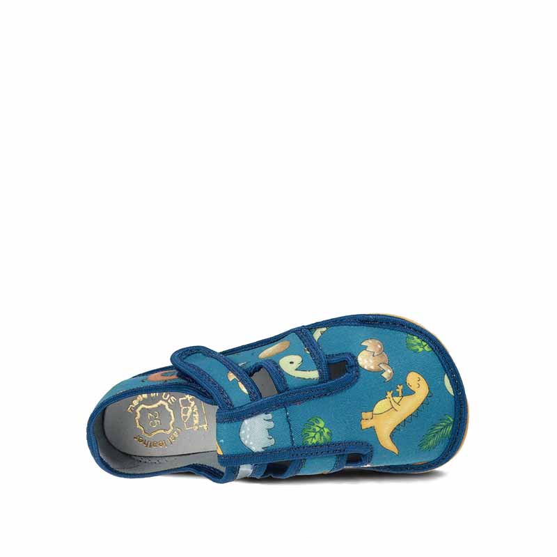 Rayve Kids Slipper - Dino, top view.