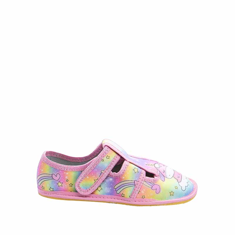 Rayve Kids Slipper - Unicorn, outer side view.
