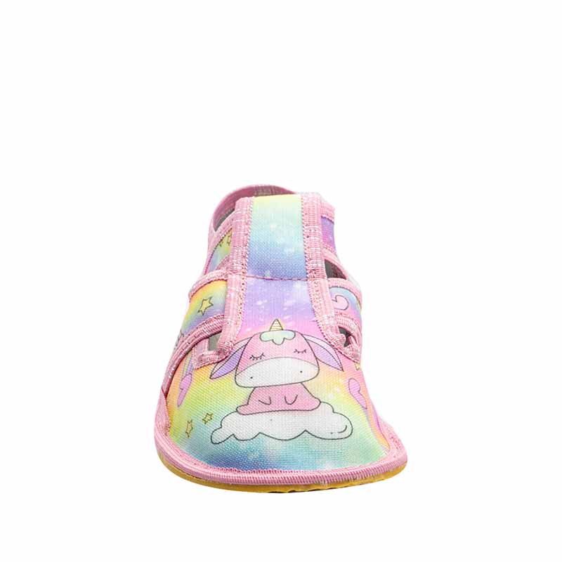 Rayve Kids Slipper - Unicorn, front view.