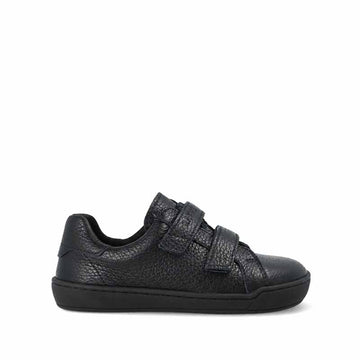 Rayve Kids School Shoe Springfield - Black, outer side view.