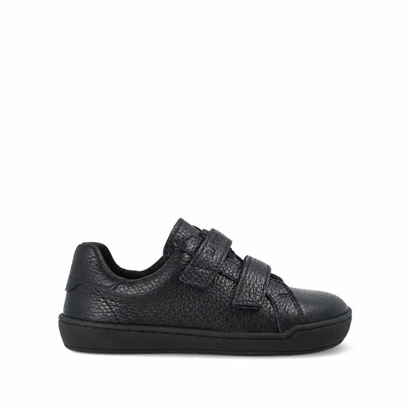 Rayve Kids School Shoe Springfield - Black, outer side view.