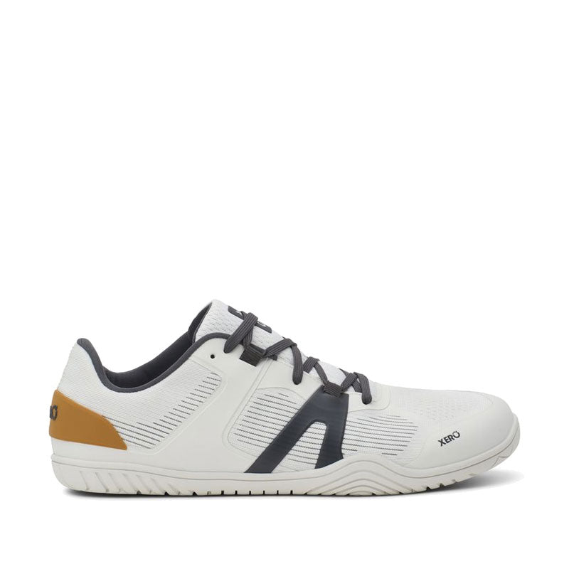Xero Men's Trainer 360 Rally - White Asphalt, outer side view.