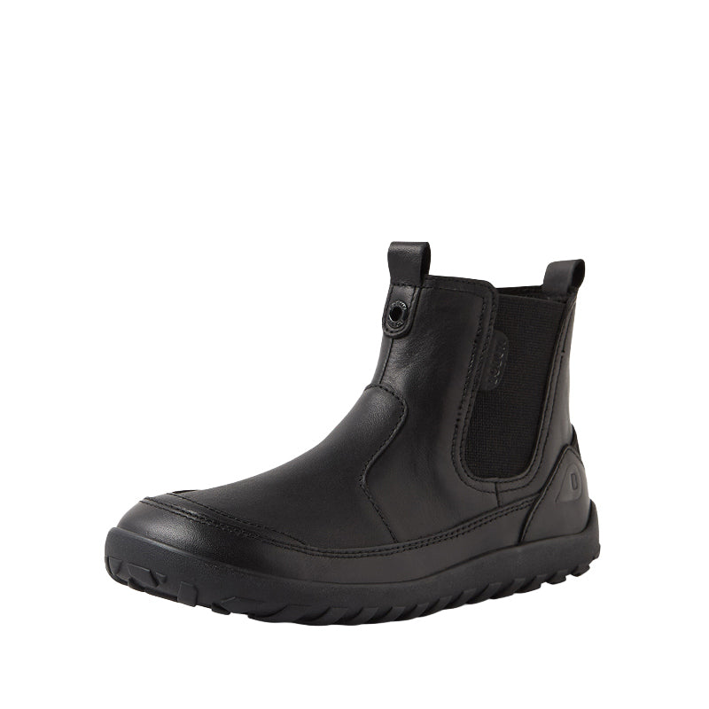 Bobux Alpha Trail School Boots | Black Barefoot Kids