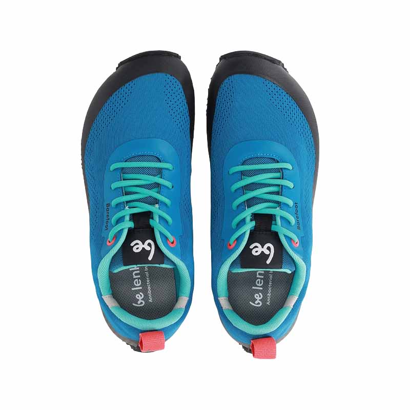 Pair of Be Lenka Adults Trailair Shoes - Aqua Blue, top view.