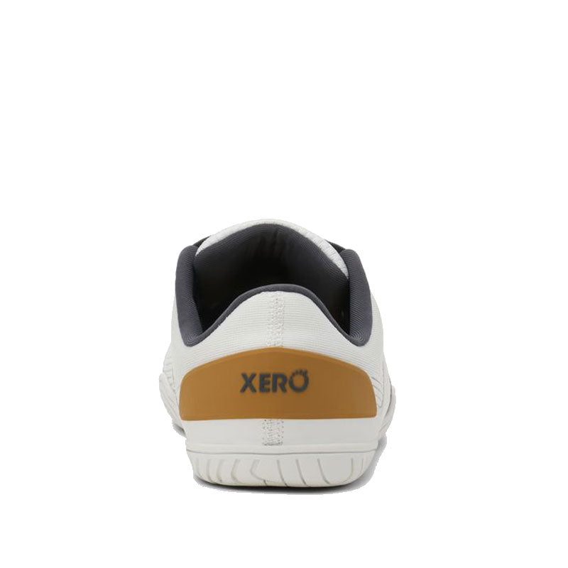 Xero Women's Trainer 360 Rally - White Asphalt, rear view.