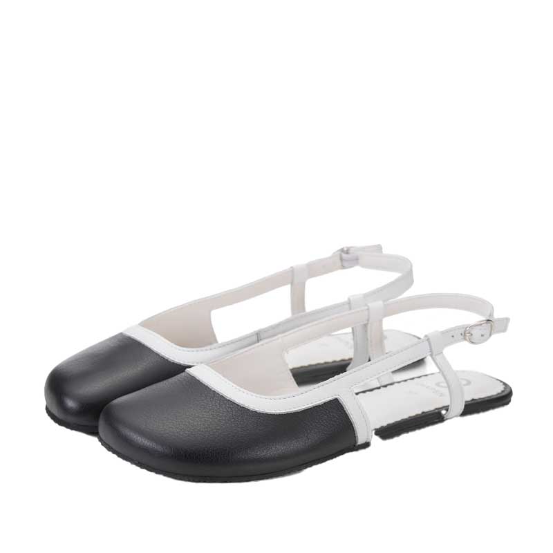 Shapen Women's Twiggy Sandals - Black and White