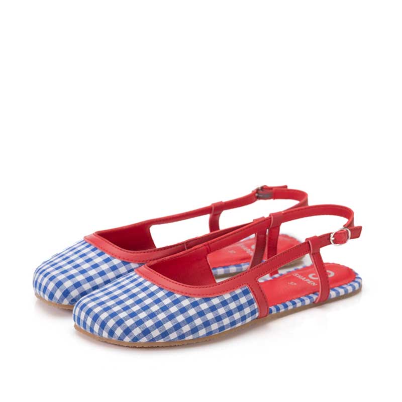 Shapen Women's Twiggy Sandals - Blue and Red