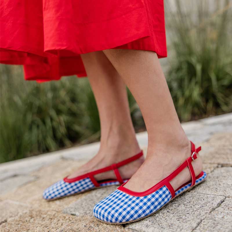 Shapen Women's Twiggy Sandals - Blue and Red