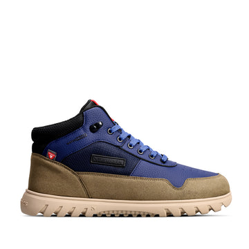 Be Lenka Adults Barebarics Boots UrbanEdge - Dark Blue and Olive Brown