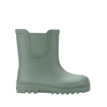 Igor Verona Barefoot Wellington Boot - Green, outer side view.