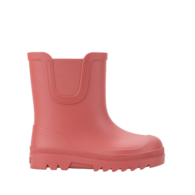 Igor Verona Barefoot Wellington Boot - Coral, outer side view.