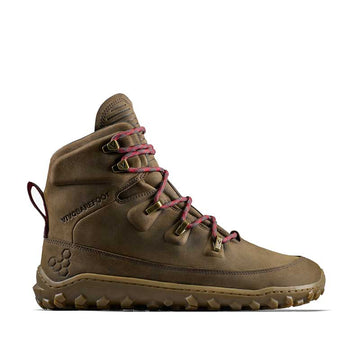 Vivobarefoot Women's Walking Boot Tracker Leather AT II - Bracken, outer side view.