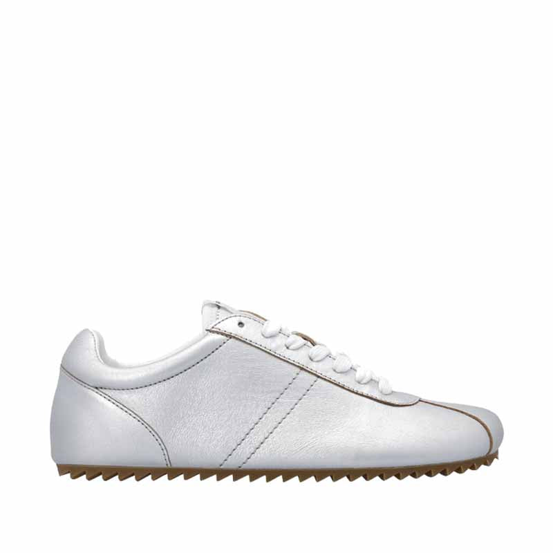 Groundies Adults Zen Trainers - Metallic Silver