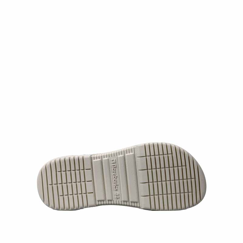 Be Lenka Adults Barebarics Vegan Trainer Zing Fresh - White and Beige, sole view.