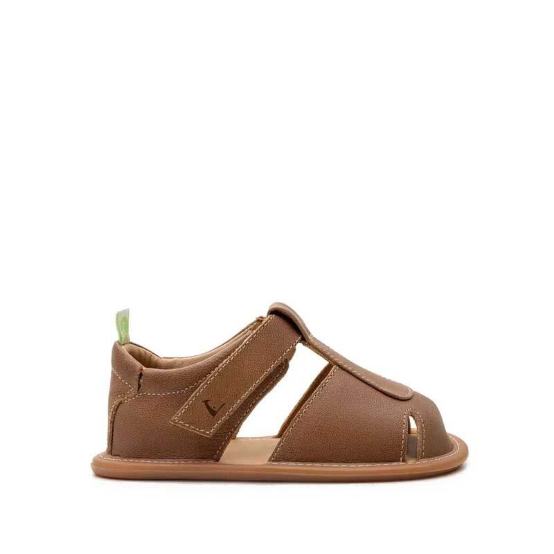 Tip Toey Joey Toddler Sandal Parky - Whisky, outer side view.