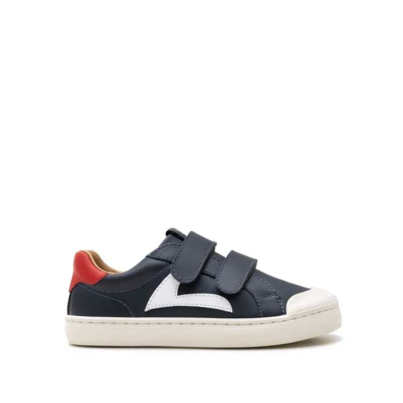 Tip Toey Joey Kids Trainer Hopper - Navy, outer side view.