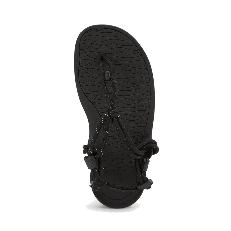 Xero Women's Sandal Aqua Cloud - Black, top view.