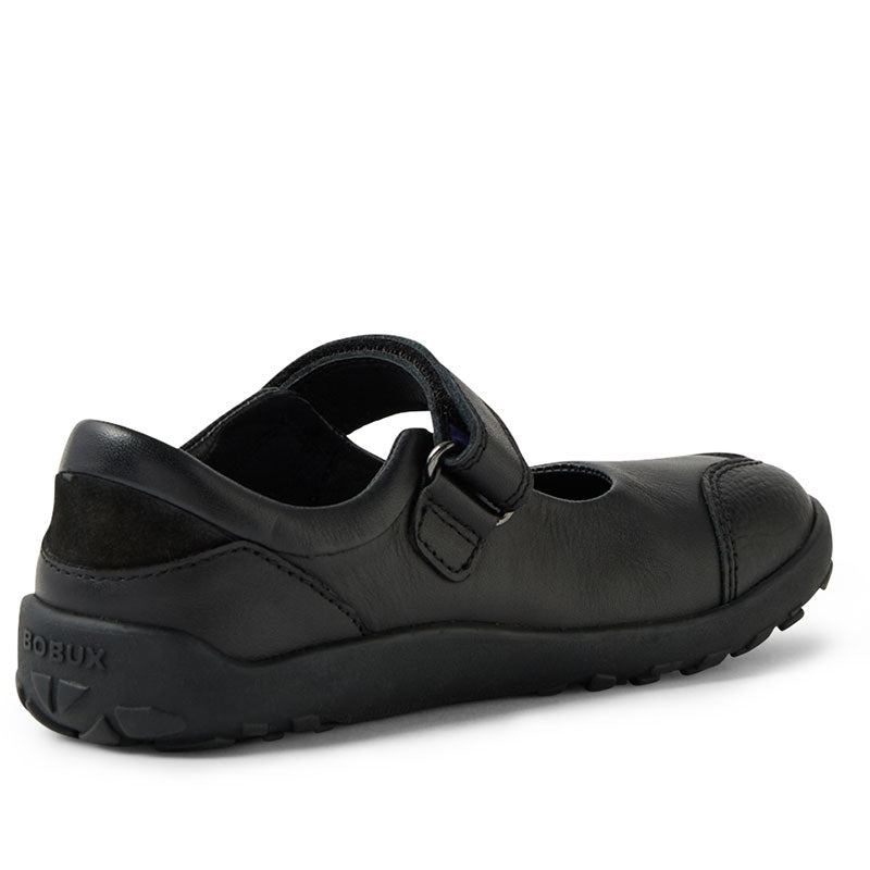 Bobux Alpha Hula School Shoe - Black, inner side view