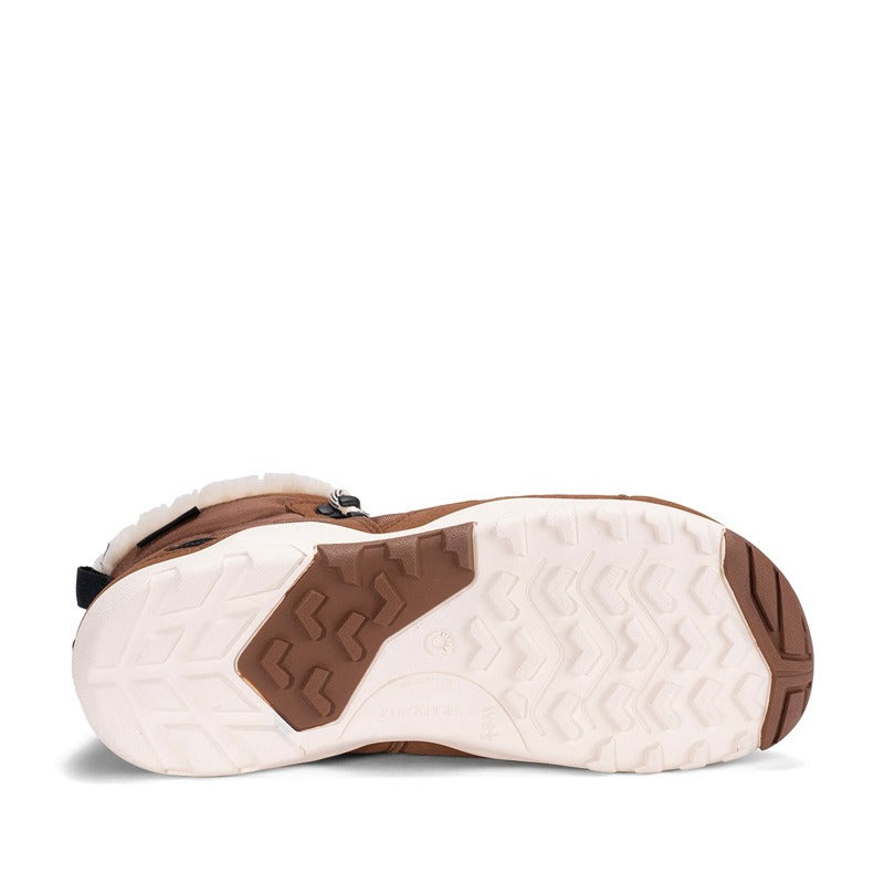 Xero Women's Boot Alpine - Brown, sole view.