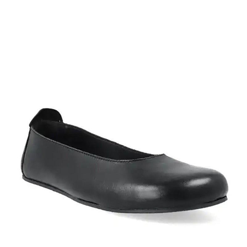 Angles Women's Ballet Shoe Antiopa - Black, angled view showing outer side