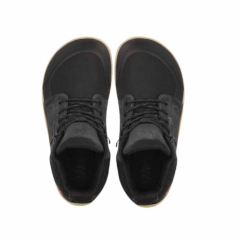 Pair of Be Lenka Adults Boots Arctic Edge - Charcoal Black, top view showing toe box