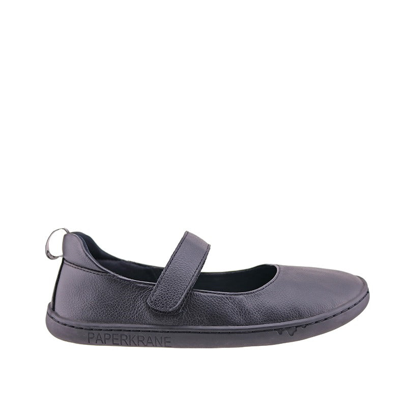 PaperKrane Kids Atlas Mary Jane Shoes - Black