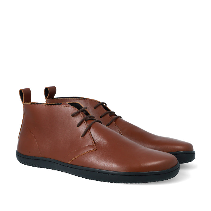 Pair of Angles Adults Boots Atlas - Nut, angled view showing outer side