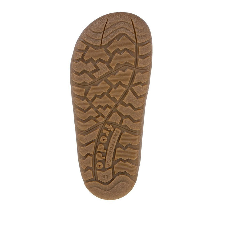 Froddo Barefoot Waterproof Up Core Boot - Bordeaux, sole view.