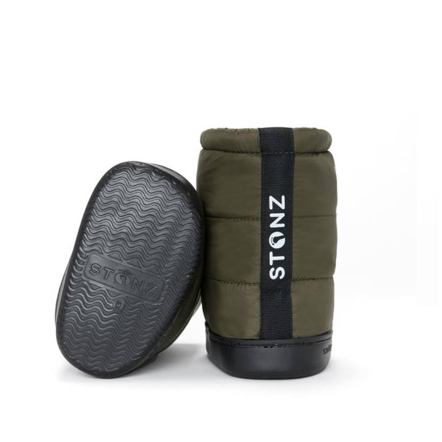 Stonz Puffer Booties - Pine
