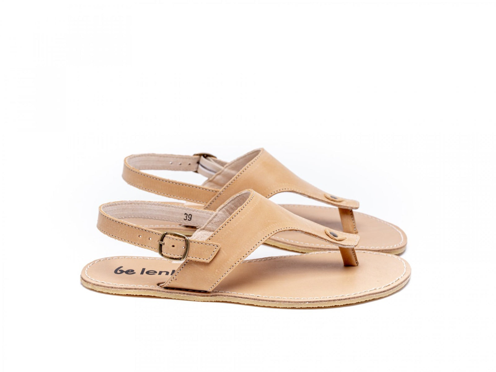 Pair of Be Lenka Women's Sandals Promenade - Sand, outer side view