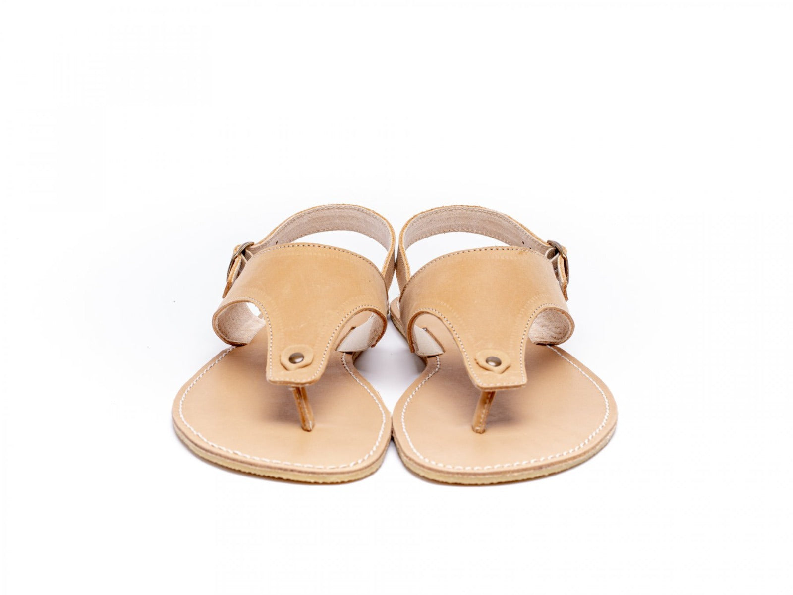 Pair of Be Lenka Women's Sandals Promenade - Sand, front view