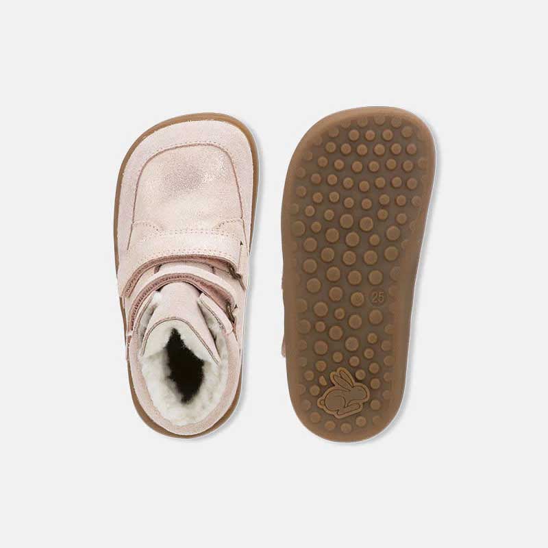 Bundgaard Kids Waterproof Boots Basil - Rose Glitter