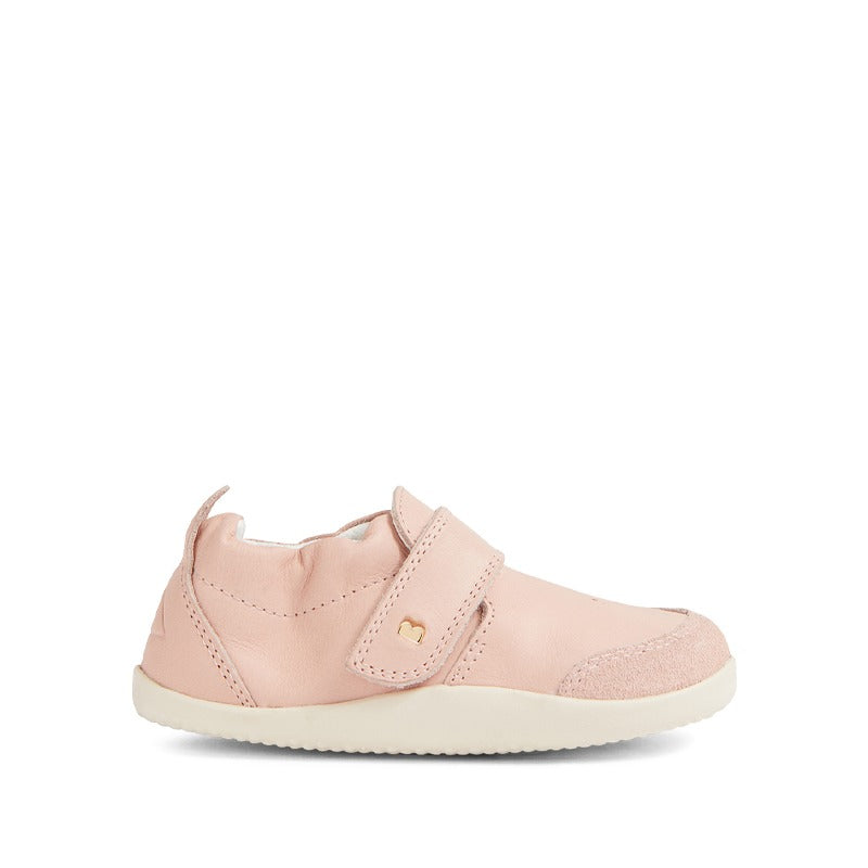 Bobux SU Xplorer Ripple Shoe - Cameo Rose, outer side view