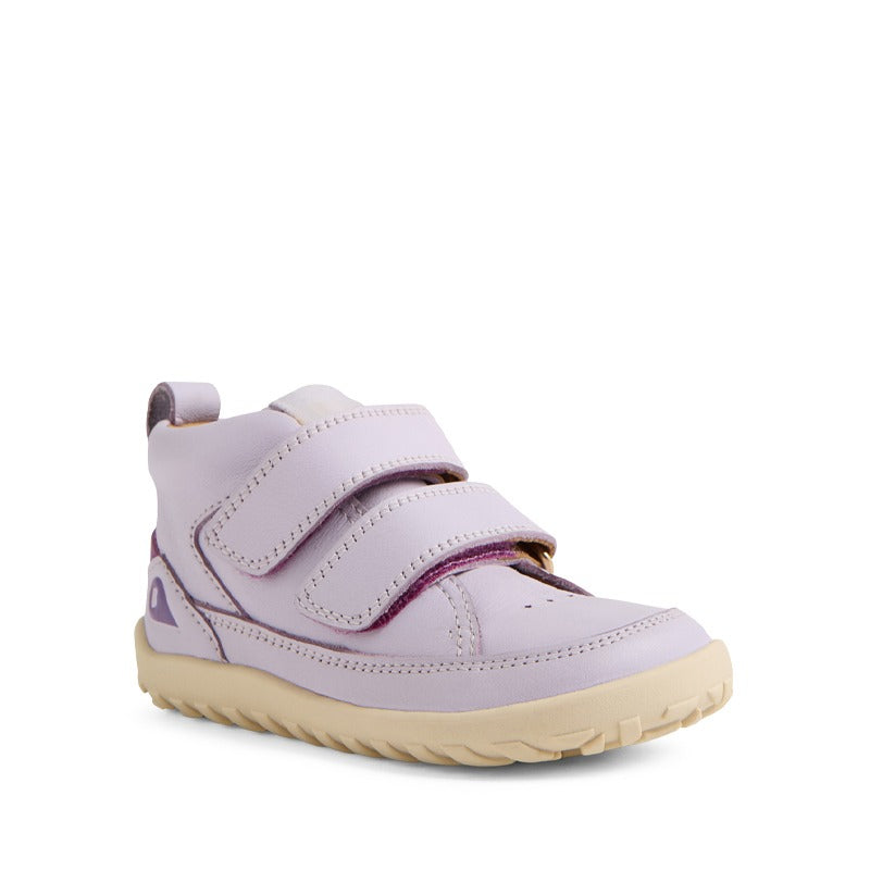Bobux Alpha Trek Boot - Thistle, angled outer side view