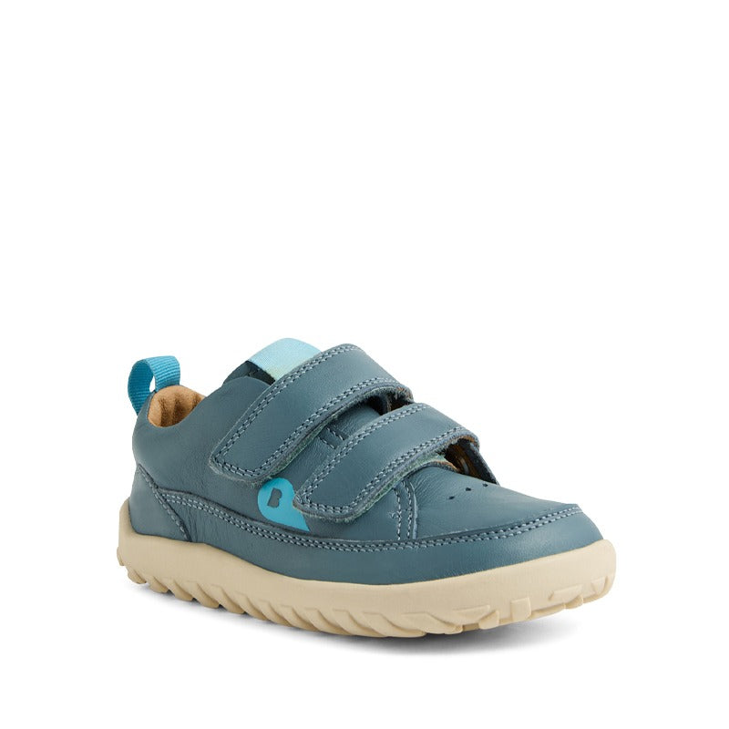 Bobux Alpha Dawn Shoe - Stormy Weather, angled side view