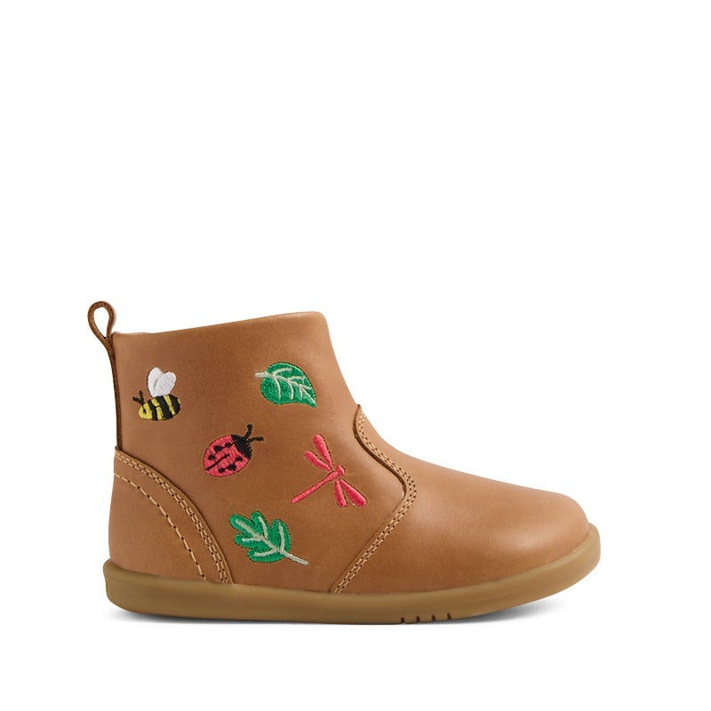 Bobux i-Walk Bea Boot - Caramel, outer side view