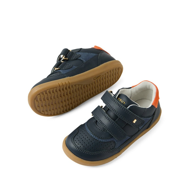 Bobux i-Walk Hunter Shoes - Navy Nasturtium