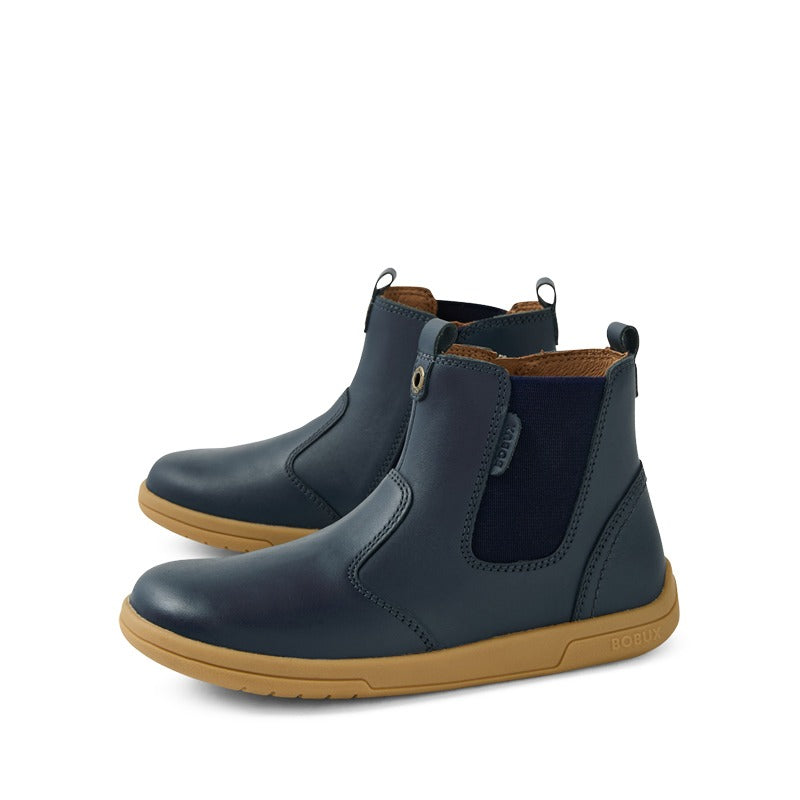 Pair of Bobux Kid+ Jodhpur II Boots - Navy, outer side view