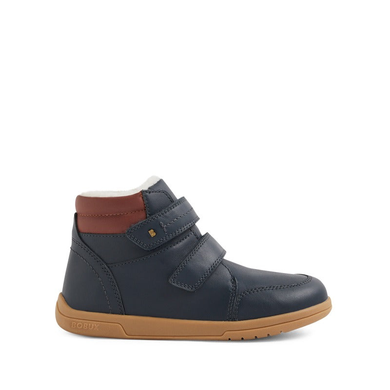 Bobux Kid+ Timber Arctic II Boot - Navy, outer side view