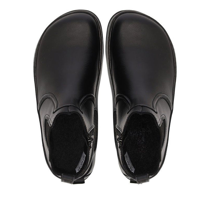 Pair of Be Lenka Adults Boots Allure - Black, top view showing toe box