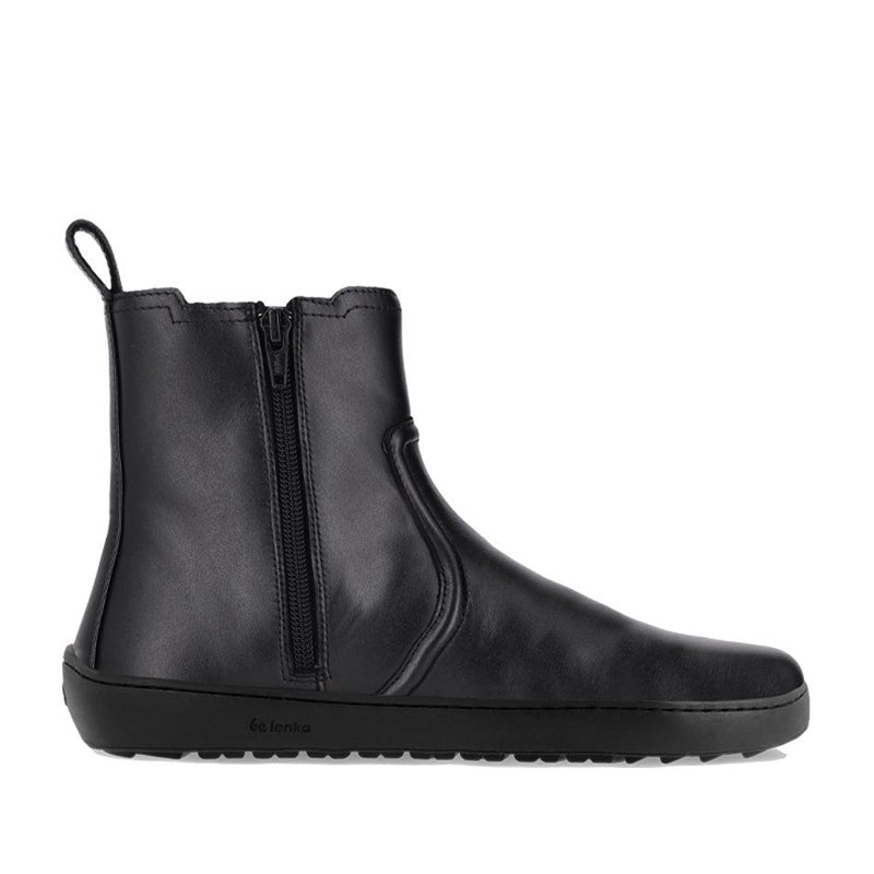 Be Lenka Adults Boot Allure - Black, inner side view showing zip