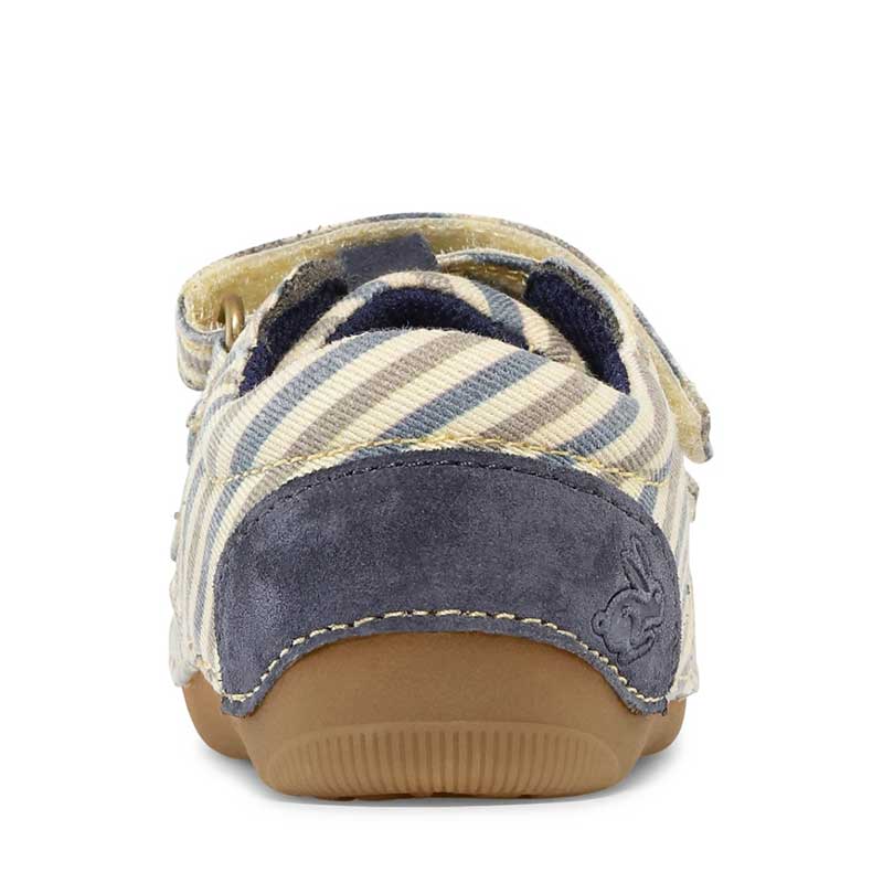 Bundgaard First Walker Shoe Petit Low - Oceanic Stripe, rear view