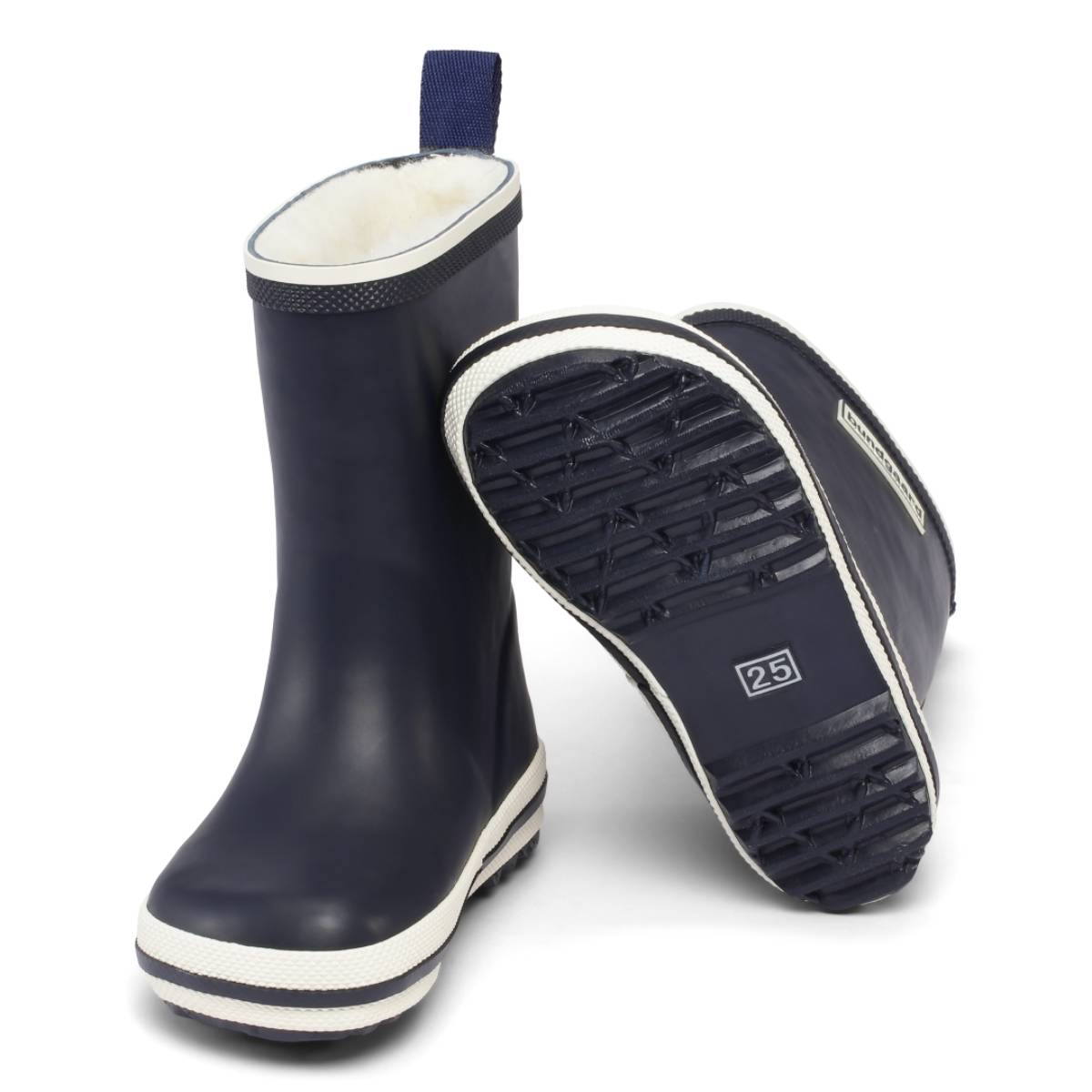 Bundgaard Kids Wellies Classic Charly High Winter - Navy