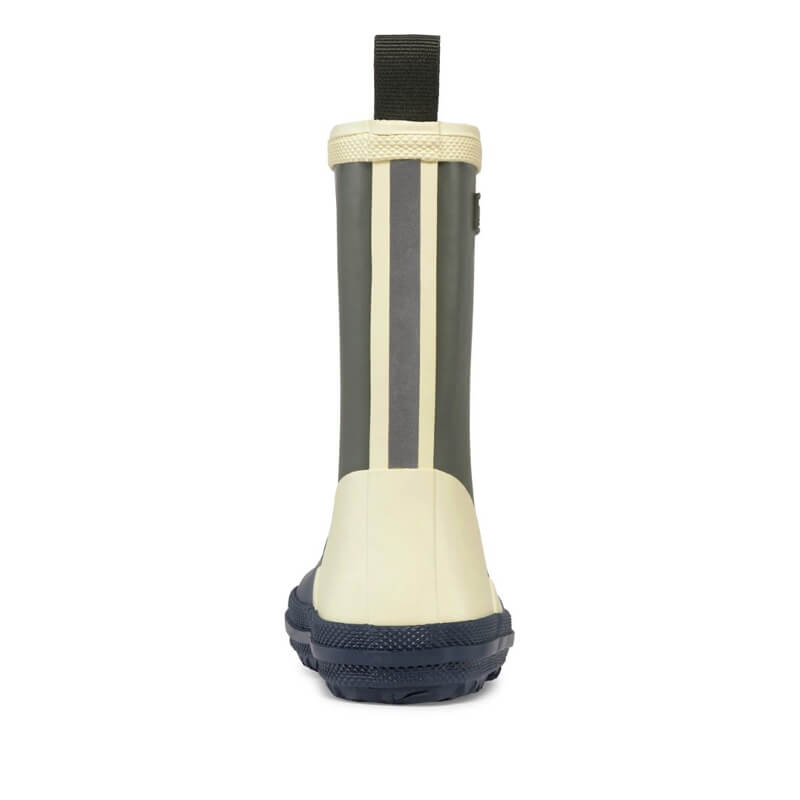Bundgaard Kids Welly Classic Charly High 2 - Navy and Green, rear view