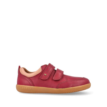 Bobux Kid+ Timber Low Shoe - Cranberry, outer side view