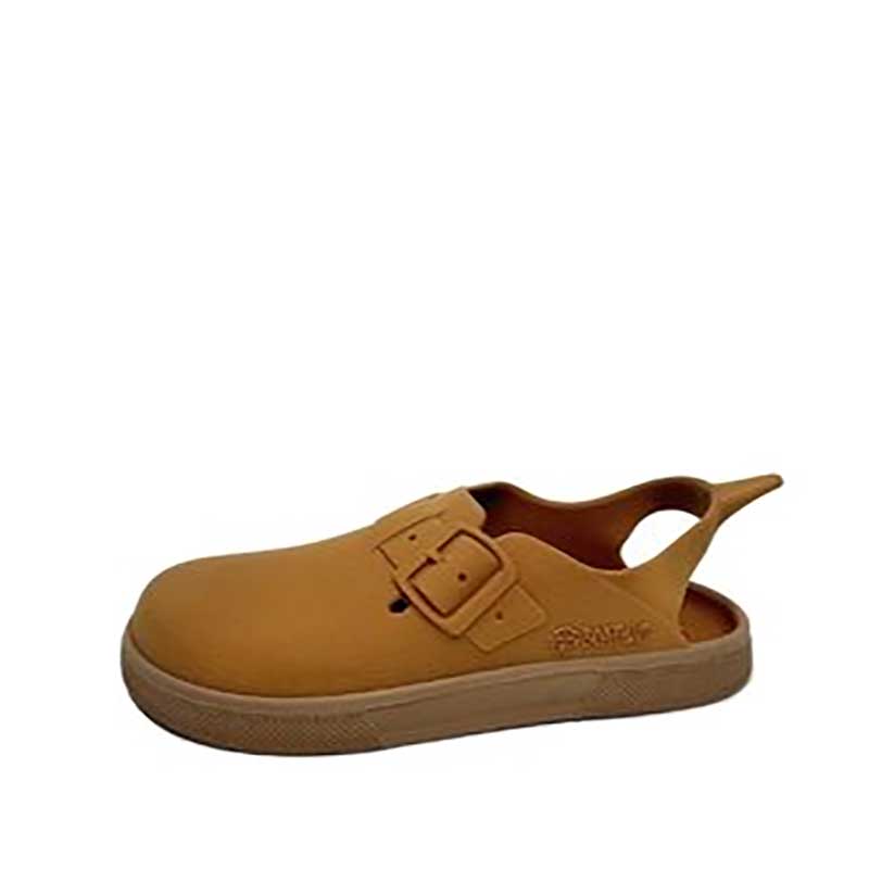 Boatilus Bosty Veg Clogs - Pumpkin Beige Brushed