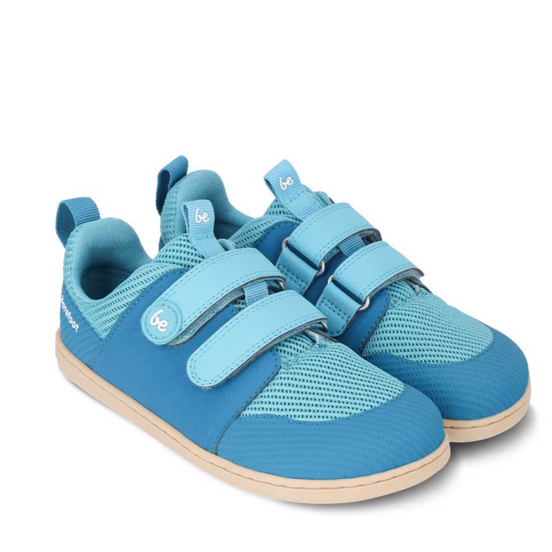 Pair of Be Lenka Kids Trainers Bounty - Aqua, angled side view