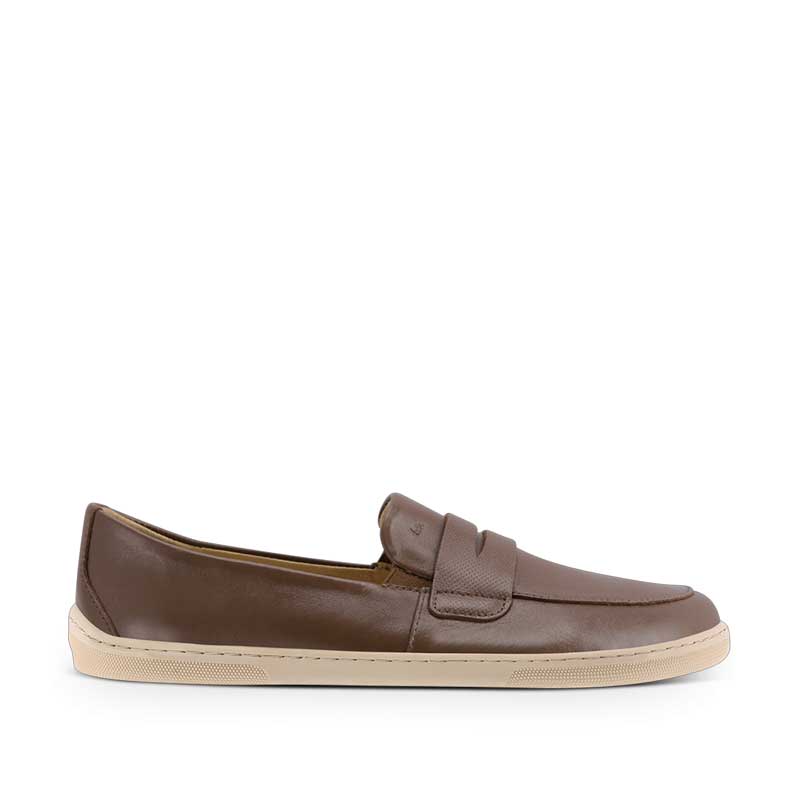 Be Lenka Women's Moccasin Buena - Dark Brown and Beige, outer side view