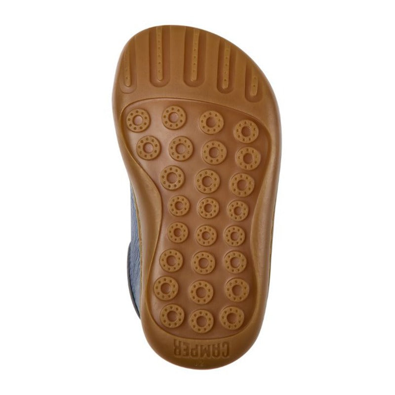Camper Kids First Peu Shoe - Blue, sole view.