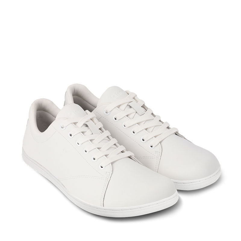 Pair of Be Lenka Adults Trainers Core - All White. angled side view